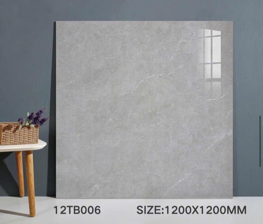 Gạch Lát Nền Khổ Lớn 120x120 Vân Đá Cẩm Thạch Cao Cấp - Mã 12TB006
